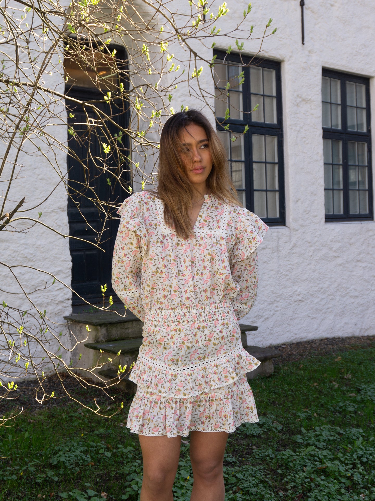 PGLAURA Short Skirt - Mønstret